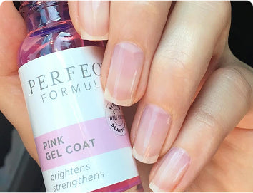 Manicure from @lovefreshpaint using Pink Gel Coat