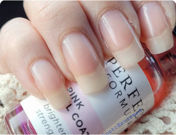 Manicure from @mrsbootcreviewed using Pink Gel Coar