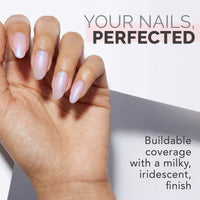 YOUR NAILS, PERFECTED / Buildable coverage with a milky, iridescent finish
