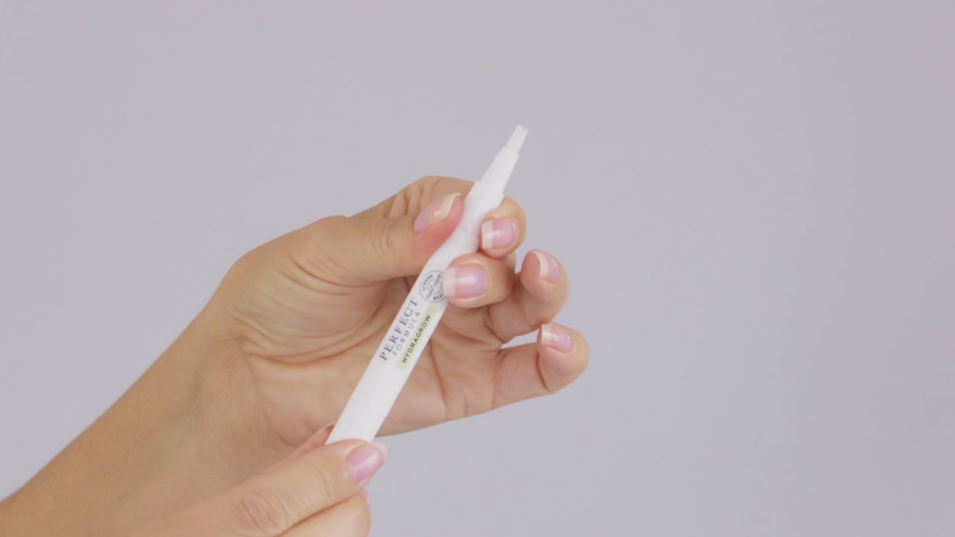 Demonstration of HydraGrow being applied onto the cuticles